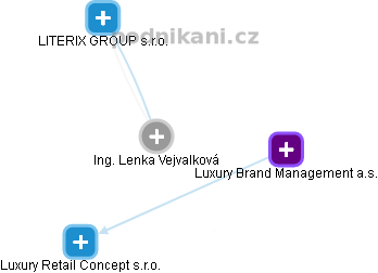  Lenka V. - Vizualizace  propojení osoby a firem v obchodním rejstříku