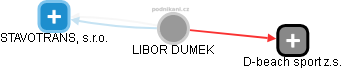 LIBOR DUMEK - Vizualizace  propojení osoby a firem v obchodním rejstříku