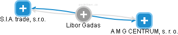 Libor Gadas - Vizualizace  propojení osoby a firem v obchodním rejstříku