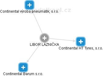  Libor L. - Vizualizace  propojení osoby a firem v obchodním rejstříku