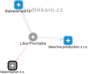 Libor Procházka - Vizualizace  propojení osoby a firem v obchodním rejstříku
