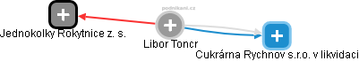 Libor Toncr - Vizualizace  propojení osoby a firem v obchodním rejstříku