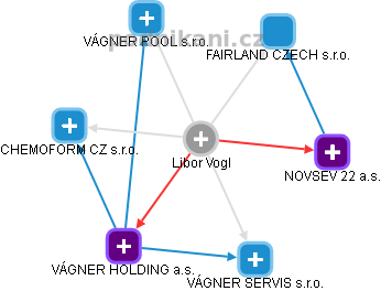 Libor Vogl - Vizualizace  propojení osoby a firem v obchodním rejstříku
