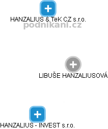 LIBUŠE HANZALIUSOVÁ - Vizualizace  propojení osoby a firem v obchodním rejstříku