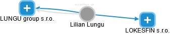  Lilian L. - Vizualizace  propojení osoby a firem v obchodním rejstříku