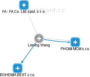 Liming Wang - Vizualizace  propojení osoby a firem v obchodním rejstříku
