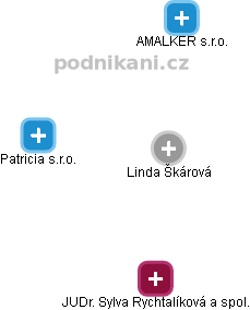 Linda Škárová - Vizualizace  propojení osoby a firem v obchodním rejstříku