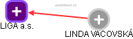  Linda V. - Vizualizace  propojení osoby a firem v obchodním rejstříku