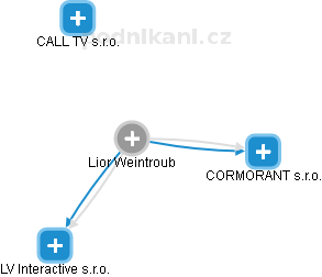 Lior Weintroub - Vizualizace  propojení osoby a firem v obchodním rejstříku