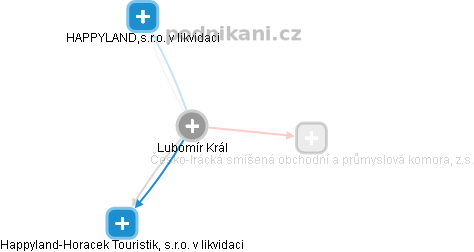 Lubomír Král - Vizualizace  propojení osoby a firem v obchodním rejstříku