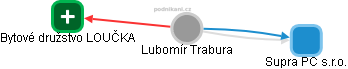 Lubomír Trabura - Vizualizace  propojení osoby a firem v obchodním rejstříku