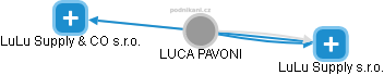LUCA PAVONI - Vizualizace  propojení osoby a firem v obchodním rejstříku