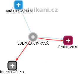 LUDMILA CINKOVÁ - Vizualizace  propojení osoby a firem v obchodním rejstříku