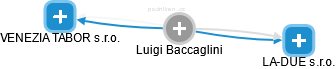  Luigi B. - Vizualizace  propojení osoby a firem v obchodním rejstříku