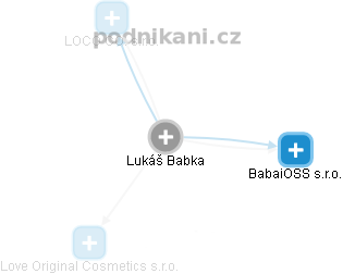 Lukáš Babka - Vizualizace  propojení osoby a firem v obchodním rejstříku
