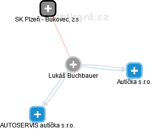 Lukáš Buchbauer - Vizualizace  propojení osoby a firem v obchodním rejstříku