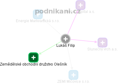 Lukáš Filip - Vizualizace  propojení osoby a firem v obchodním rejstříku