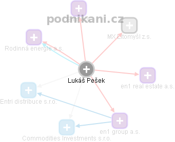 Lukáš Pešek - Vizualizace  propojení osoby a firem v obchodním rejstříku