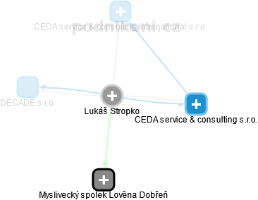  Lukáš S. - Vizualizace  propojení osoby a firem v obchodním rejstříku