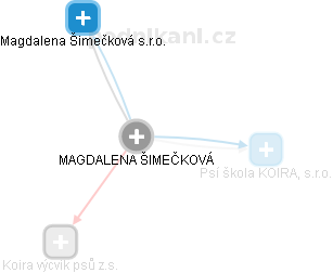 MAGDALENA ŠIMEČKOVÁ - Vizualizace  propojení osoby a firem v obchodním rejstříku