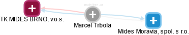 Marcel Trbola - Vizualizace  propojení osoby a firem v obchodním rejstříku