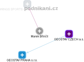 Marek Břinčil - Vizualizace  propojení osoby a firem v obchodním rejstříku