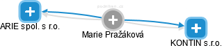 Marie Pražáková - Vizualizace  propojení osoby a firem v obchodním rejstříku