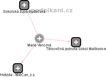 Marie Vencová - Vizualizace  propojení osoby a firem v obchodním rejstříku