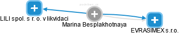 Marina Besplakhotnaya - Vizualizace  propojení osoby a firem v obchodním rejstříku