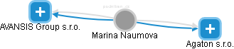 Marina Naumova - Vizualizace  propojení osoby a firem v obchodním rejstříku