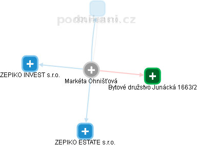 Markéta Ohnišťová - Vizualizace  propojení osoby a firem v obchodním rejstříku
