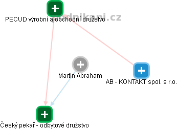  Martin Abraham - Vizualizace  propojení osoby a firem v obchodním rejstříku
