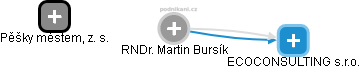 Martin Bursík - Vizualizace  propojení osoby a firem v obchodním rejstříku