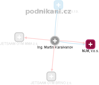 Martin Karaivanov - Vizualizace  propojení osoby a firem v obchodním rejstříku