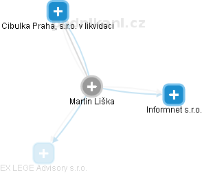 Martin Liška - Vizualizace  propojení osoby a firem v obchodním rejstříku