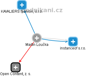 Martin Loučka - Vizualizace  propojení osoby a firem v obchodním rejstříku