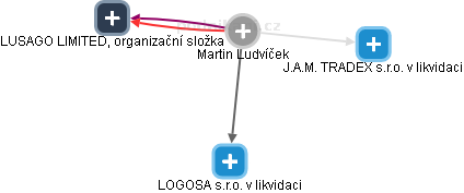Martin Ludvíček - Vizualizace  propojení osoby a firem v obchodním rejstříku