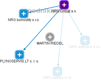 MARTIN RIEDEL - Vizualizace  propojení osoby a firem v obchodním rejstříku