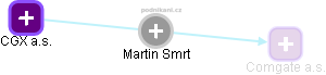Martin Smrt - Vizualizace  propojení osoby a firem v obchodním rejstříku