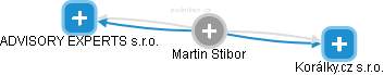 Martin Stibor - Vizualizace  propojení osoby a firem v obchodním rejstříku