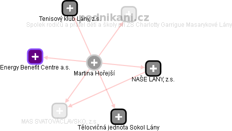 Martina Hořejší - Vizualizace  propojení osoby a firem v obchodním rejstříku