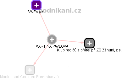 MARTINA PAVLOVÁ - Vizualizace  propojení osoby a firem v obchodním rejstříku