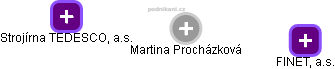  Martina P. - Vizualizace  propojení osoby a firem v obchodním rejstříku