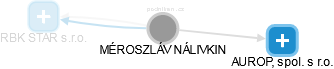MÉROSZLÁV NÁLIVKIN - Vizualizace  propojení osoby a firem v obchodním rejstříku