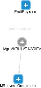 Kadiev A. - Vizualizace  propojení osoby a firem v obchodním rejstříku