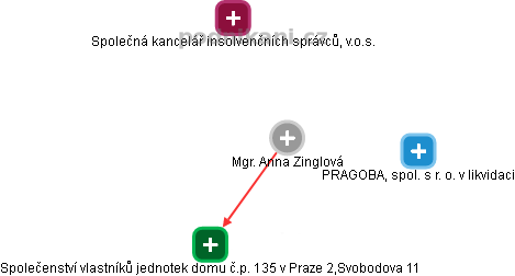 Anna Zinglová - Vizualizace  propojení osoby a firem v obchodním rejstříku