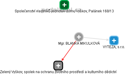 BLANKA MIKULKOVÁ - Vizualizace  propojení osoby a firem v obchodním rejstříku