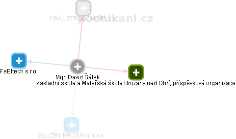 David Šálek - Vizualizace  propojení osoby a firem v obchodním rejstříku