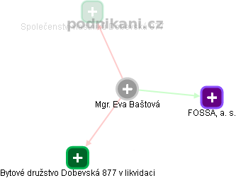 Eva Baštová - Vizualizace  propojení osoby a firem v obchodním rejstříku