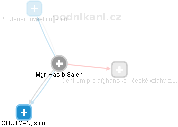 Hasib Saleh - Vizualizace  propojení osoby a firem v obchodním rejstříku